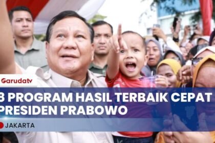 Presiden Prabowo Siapkan 8 Program Prioritas untuk Wujudkan Indonesia Emas 2045