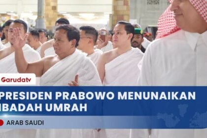 Presiden Prabowo Masuk ke Dalam Ka'bah dan Cium Hajar Aswad