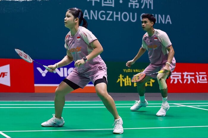 Jafar/Felisha tampil dominan saat menaklukkan pasangan Denmark dalam laga 16 besar China Open 2025, Kamis (24/7/2025).
