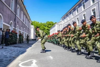 Panglima TNI memberi apresiasi kepada 491 prajurit TNI-Polri yang tergabung dalam Kontingen Patriot II atas keberhasilan mereka mengharumkan nama Indonesia di Paris, Prancis.