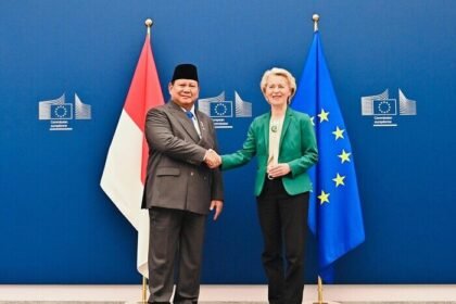 Presiden Komisi Eropa Ursula von der Leyen dan Presiden RI Prabowo Subianto mengumumkan tiga fokus utama dalam kemitraan strategis Indonesia-Uni Eropa: perdagangan, keamanan, dan relasi masyarakat.