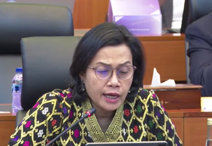 Sri Mulyani saat menyampaikan arah kebijakan fiskal 2026 dalam Sidang Paripurna DPR, menekankan pentingnya ketahanan nasional sebagai fondasi ekonomi Indonesia.