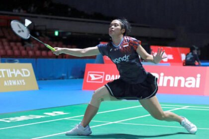Gregoria Mariska Tunjung tersingkir di babak pertama Japan Open 2025 usai kalah dari pebulu tangkis tuan rumah, Riko Gunji.