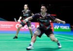 Amri Syahnawi/Nita Violina Marwah yang tampil gemilang melawan ganda campuran China, Cheng Xing/Zhang Chi, melaju ke babak 16 besar Japan Open 2025. (Foto: PBSI)