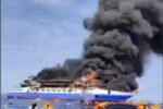 Darurat Laut Talise: TNI AL Kerahkan KRI dan KAL Evakuasi KM Barcelona VA yang Terbakar