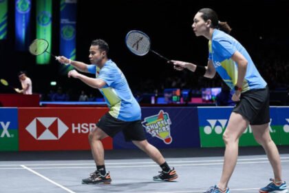 Rehan/Gloria tampil dominan saat menundukkan pasangan Taiwan, dan siap hadapi sesama wakil Indonesia di perempat final Macau Open 2025.