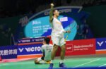 Fajar Alfian dan Muhammad Shohibul Fikri merayakan kemenangan bersejarah mereka di final China Open 2025 usai menumbangkan ganda Malaysia unggulan.