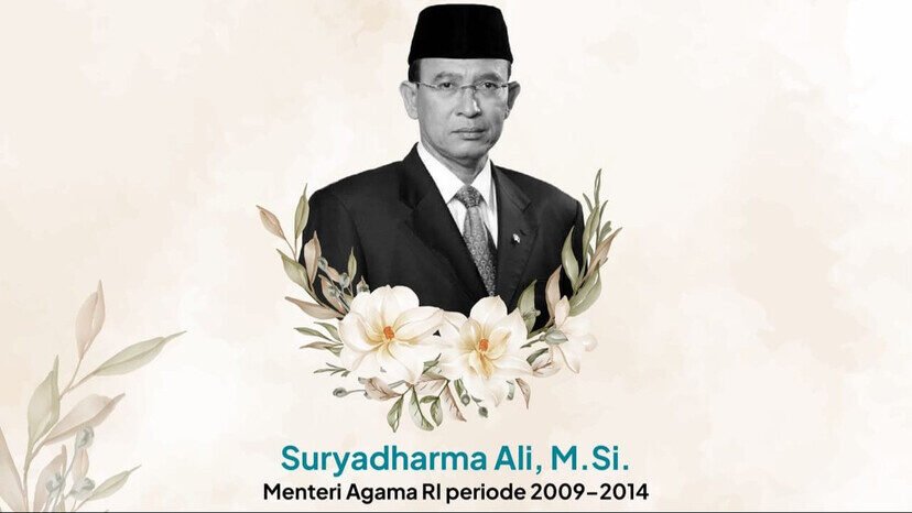 Menteri Agama Nasaruddin Umar menyampaikan duka cita atas wafatnya H. Suryadharma Ali, tokoh penting reformasi layanan keagamaan.
