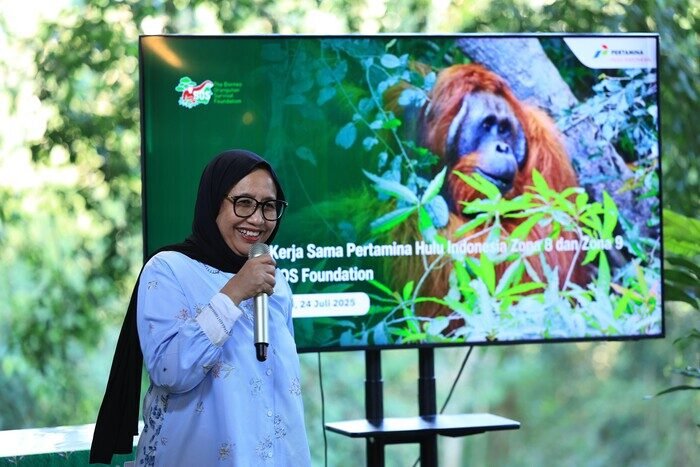 Pertamina Hulu Sanga Sanga dan BOSF mengembangkan pusat rehabilitasi orangutan di Samboja Lestari, Kalimantan Timur, sebagai bentuk nyata komitmen TJSL di sektor konservasi satwa langka.