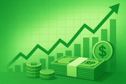 Kurs rupiah menguat tipis di akhir pekan, di tengah tekanan tarif dagang AS dan kebijakan BI yang akomodatif.