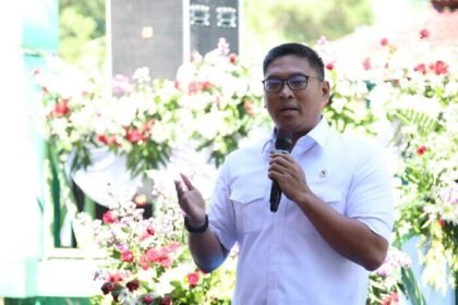 Mas Dar saat melepas ekspor pertanian senilai Rp1,3 miliar dalam acara PADI 2025 di Temanggung, Jawa Tengah.