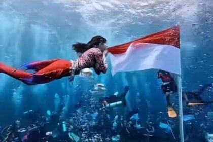 Gubernur Sherly Tjoanda Kibarkan Merah Putih di Dasar Laut Ternate, Soroti Krisis Kelautan Indonesia