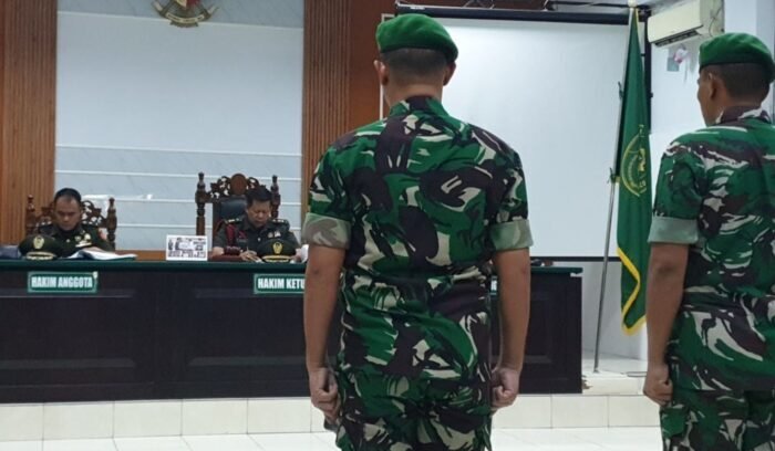 Dua Prajurit TNI Penembak Pelajar Divonis 2,5 Tahun Penjara