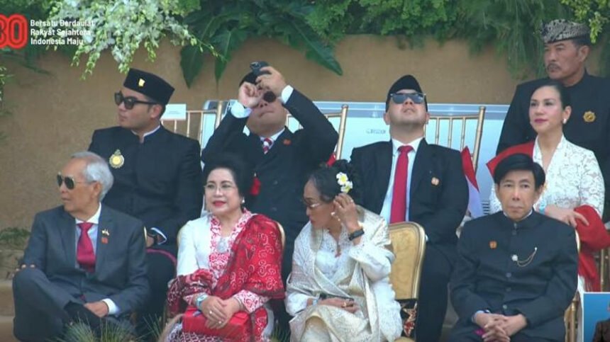 Keluarga Bung Karno hadiri upacara HUT ke-80 RI di Istana Merdeka (Dok. Istimewa)