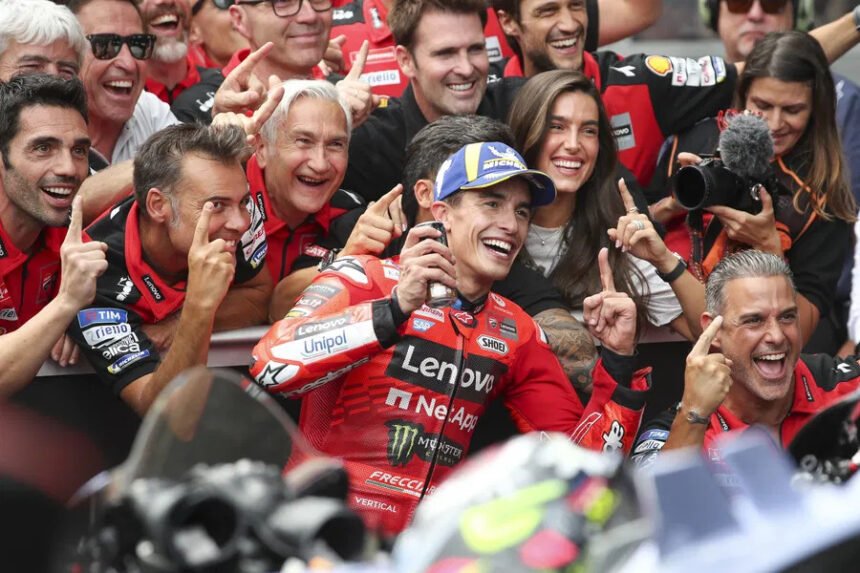 Marc Marquez, Ducati Corse, MotoGP Austria 2025 (Dok. Crash)
