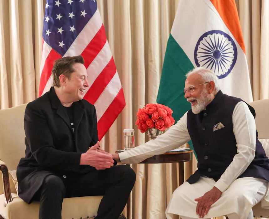 Perdana Menteri India Narendra Modi bertemu Elon Musk di Washington, D.C., AS, 13 Februari 2025 (Dok. Reuters)