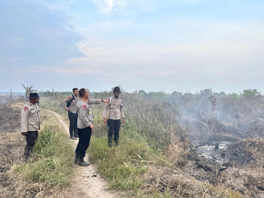 Perwira Brimob Riau Gugur Saat Bertugas Padamkan Karhutla di Rokan Hilir