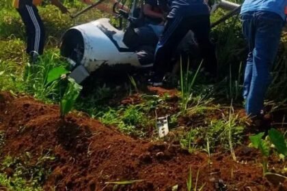 Proses Evakuasi Puing Pesawat Latih yang Jatuh di Bogor