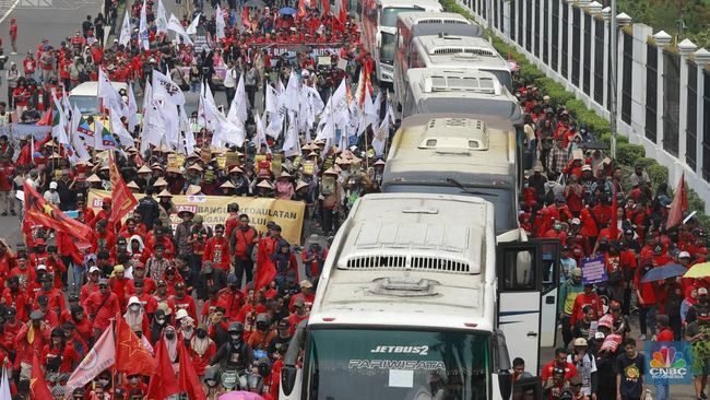 Ribuan Buruh Gelar Aksi Demo di DPR RI Hari Ini, Diminta Jaga Ketertiban dan Hindari Kerusakan