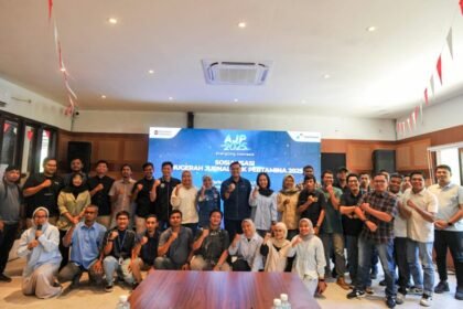 Literasi energi, Pertamina paparkan operasional migas ke jurnalis Banda Aceh dalam rangka Sosialisasi Anugerah Jurnalistik Pertamina 2025 untuk Teritori Sumatera bagian Utara, di Banda Aceh, Rabu, 20 Agustus 2025.