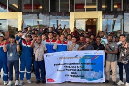 49 Putra Papua Raih Sertifikasi Migas Bersama Pertamina Drilling
