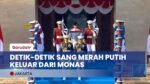 Detik-Detik Sang Merah Putih dan Teks Proklamasi Keluar dari Monas Menuju Istana
