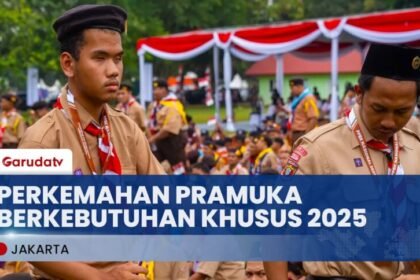 984 Peserta dari 29 Provinsi Ramaikan Perkemahan Pramuka Berkebutuhan Khusus 2025