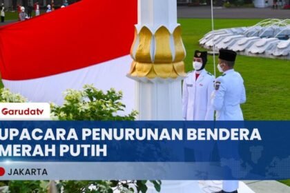 Meriah dan Khidmat, Upacara Penurunan Bendera di Istana Merdeka Tutup Peringatan HUT ke-80 RI
