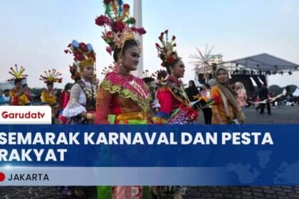 Karnaval Kemerdekaan Meriahkan Malam Pesta Rakyat HUT ke-80 RI di Jakarta