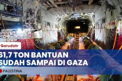 Bantuan Indonesia ke Gaza Sudah Capai 61,7 Ton, Dekati Target