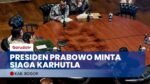 Presiden Prabowo Minta Waspada Hadapi Puncak Musim Kemarau