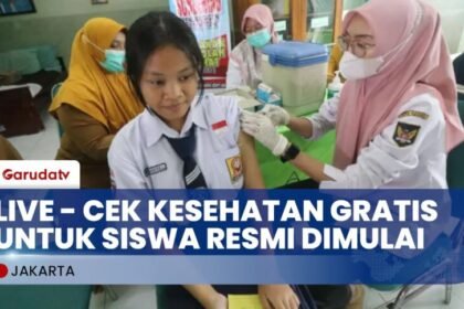 Target 53,8 Juta Siswa Ikuti Cek Kesehatan Gratis