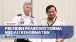 Presiden Prabowo Terima Medali Kehormatan dari Pasukan Khusus AS, Simbol Penguatan Pertahanan RI-AS
