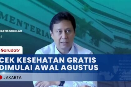 Pemerintah Luncurkan Cek Kesehatan Gratis Untuk Siswa Awal Agustus