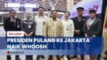 Presiden Prabowo Naik Kereta Cepat Whoosh Pulang ke Jakarta, Warga Sambut Antusias