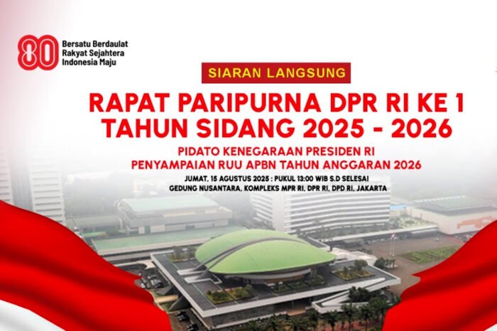 Jangan lewatkan Sidang Tahunan MPR/DPR/DPD 2025 pada 15 Agustus, simak jadwal dan link live streaming untuk mengikuti jalannya sidang dan pidato Presiden secara real-time.