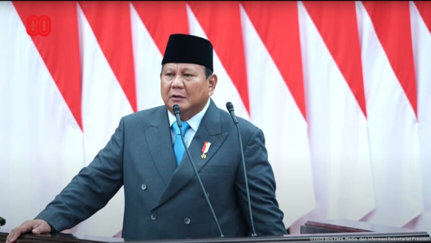 Prabowo Subianto, Presiden RI, Sidang Tahunan MPR 2025, Keadilan Sosial, UUD 1945, Ekonomi Rakyat