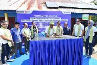 Pertamina meluncurkan Desa Energi Berdikari di Sumatera Selatan dengan menghadirkan energi bersih sekaligus menggerakkan ekonomi desa.