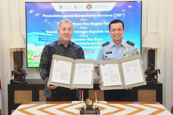 PT Perusahaan Gas Negara Tbk (PGN) berkomitmen dalam menyediakan gas bumi memenuhi kebutuhan Kementerian Pertahanan (Kemenhan) dan Tentara Nasional Indonesia (TNI).