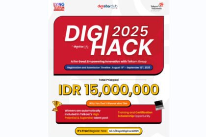 DigiHack 2025 hadir sebagai ruang inovasi AI bagi talenta digital muda Indonesia, membuka peluang lahirnya solusi teknologi berdampak sosial.