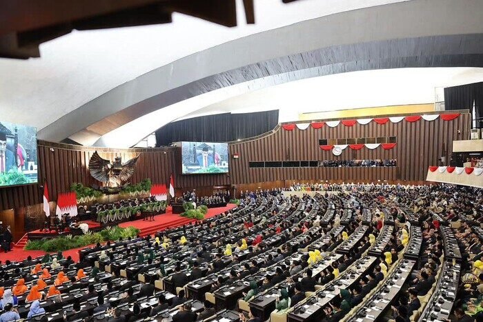 Presiden Prabowo Subianto dijadwalkan menyampaikan pidato kenegaraan dalam Sidang Tahunan MPR 2025 di Kompleks Parlemen, Senayan, Jakarta.
