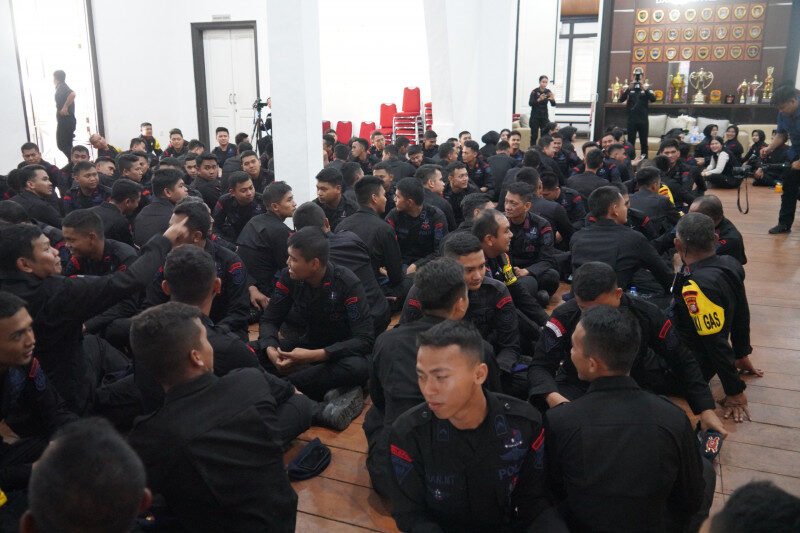 Brimob Gelar Trauma Healing di Kwitang Pasca-Kerusuhan