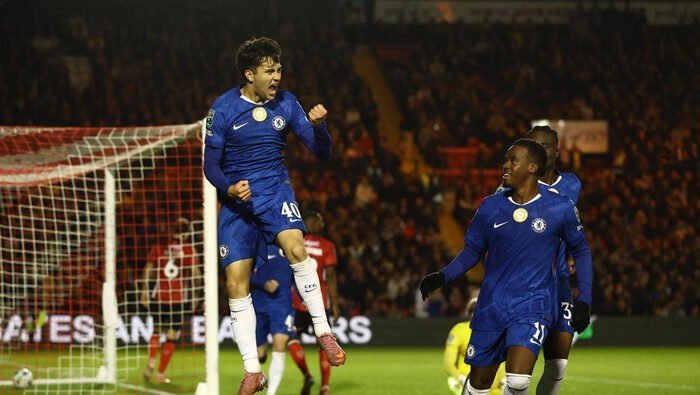 Chlesea menang 2-1 atas Lincoln City (Dok. Istimewa)