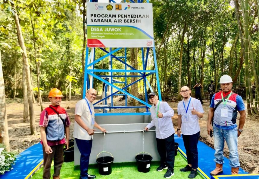 Pertamina Dukung Kemandirian Desa di Sragen dengan Pembangunan Air Bersih dan Pelatihan Pengelolaan