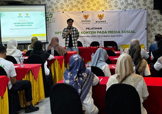 Gelar Pelatihan, BAZNAS Dorong UMKM Kota Malang Manfaatkan Media Sosial untuk Promosi Produk