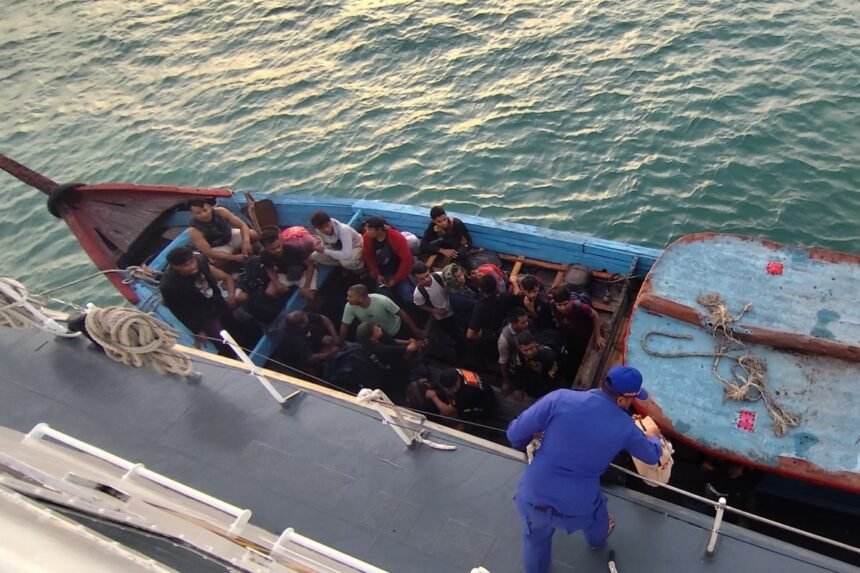 Polisi Gagalkan Penyelundupan 29 Pekerja Migran Ilegal di Perairan Tanjung Balai