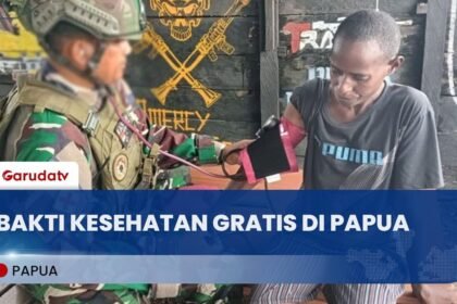 TNI Gelar Pengobatan Gratis & Donor Darah di Jayapura