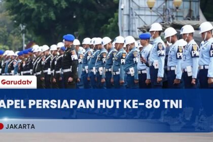 823 Personel Dikerahkan Amankan HUT ke-80 TNI di Monas