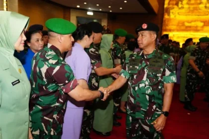 177 perwira tinggi TNI naik pangkat, Angkatan Laut mendominasi daftar dengan 67 perwira.