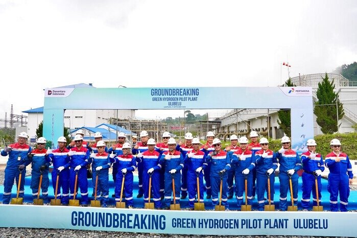 Pertamina Resmikan Groundbreaking Pilot Plant Green Hydrogen di Ulubelu 2 Pertamina Resmikan Groundbreaking Pilot Plant Green Hydrogen di Ulubelu